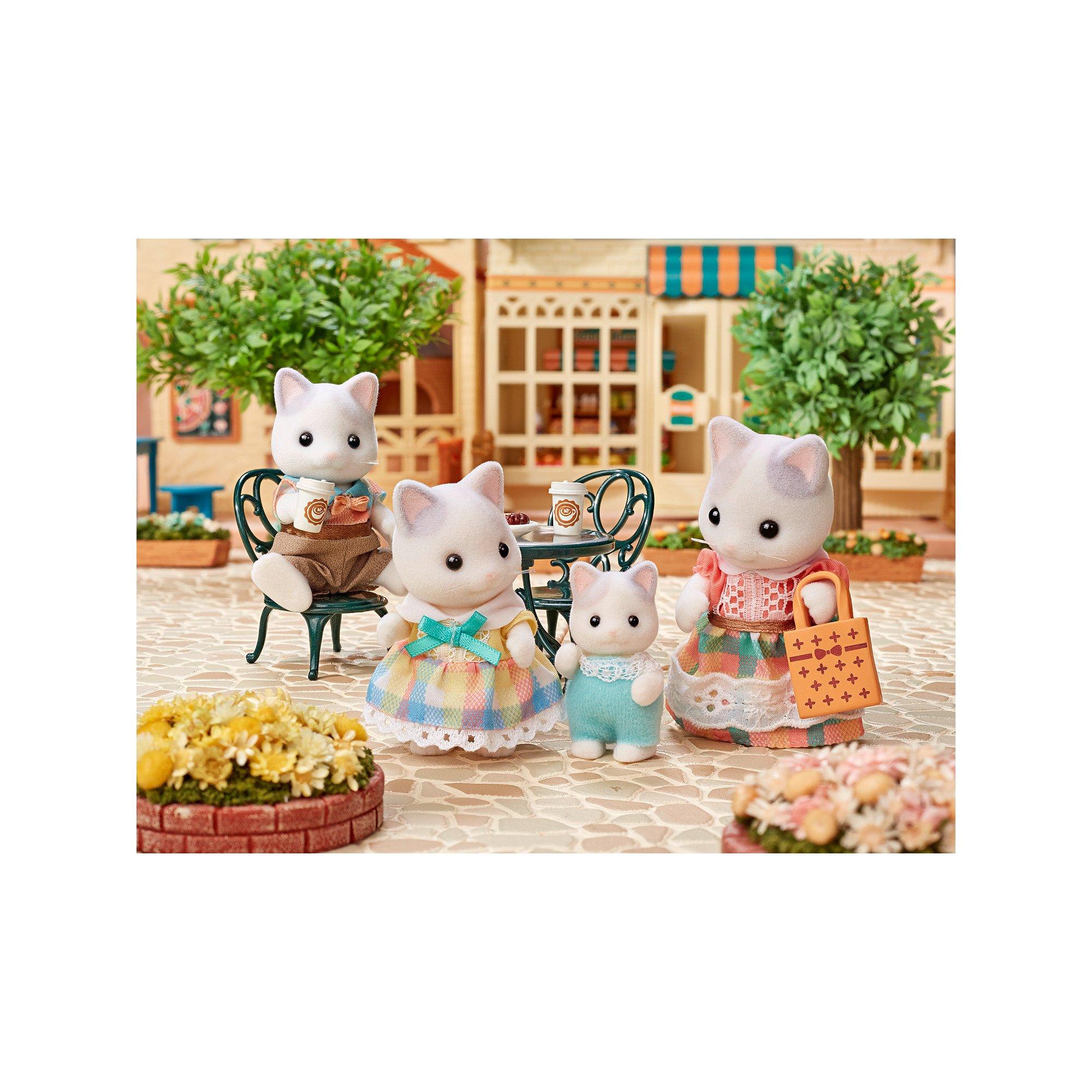 Sylvanian Families  Latte Cat Family 