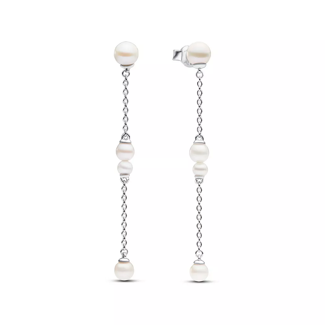 Pandora - Ohrhänger,  Timeless, One Size, Silber 2