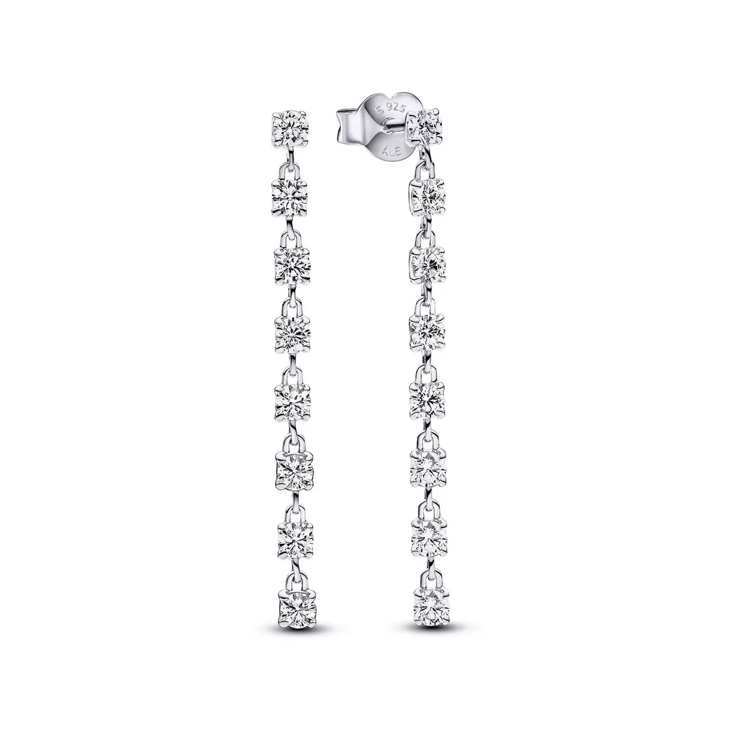 Pandora - Ohrhänger,  Timeless, One Size, Silber 3