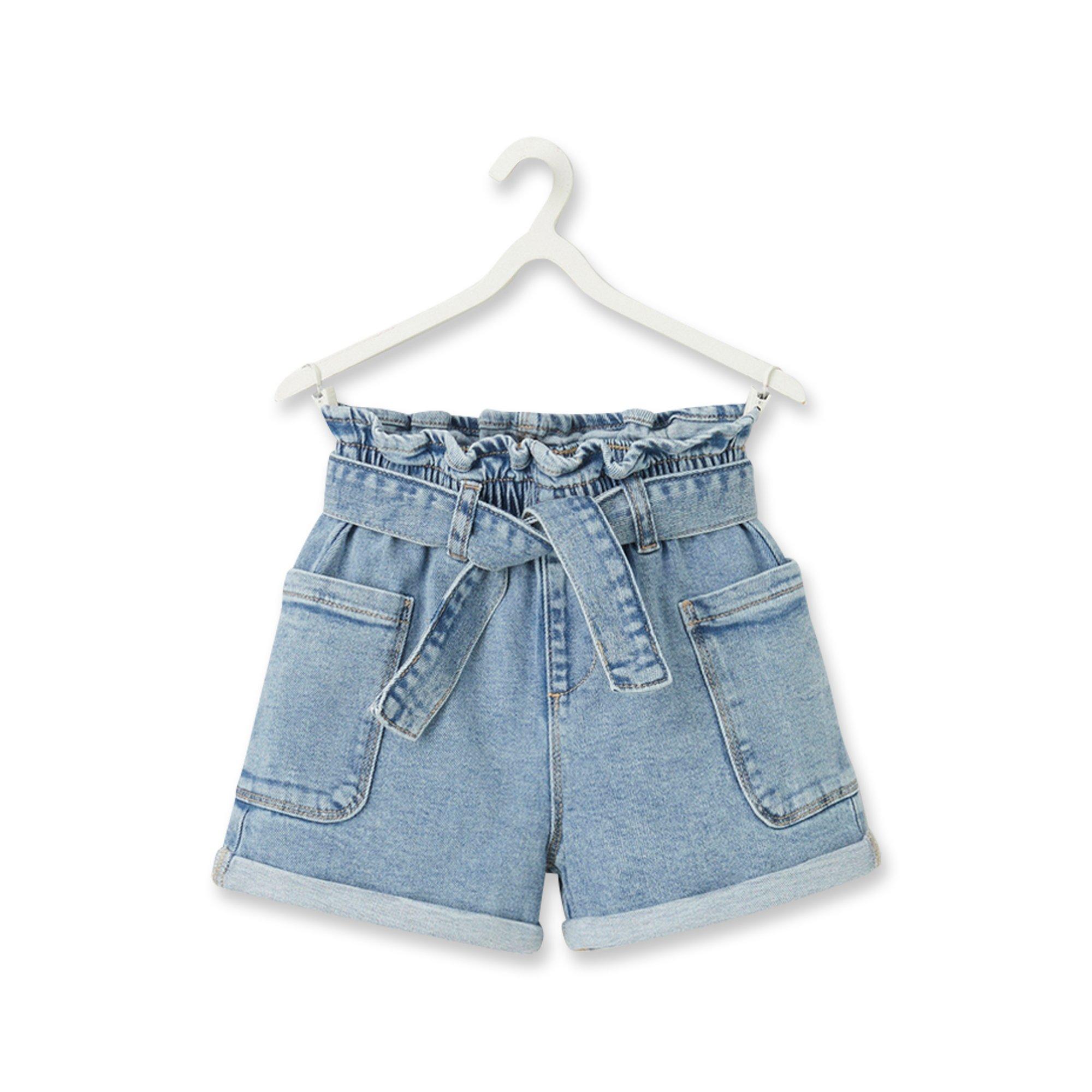 Image of Bermuda Shorts Mädchen Blau Denim 5A