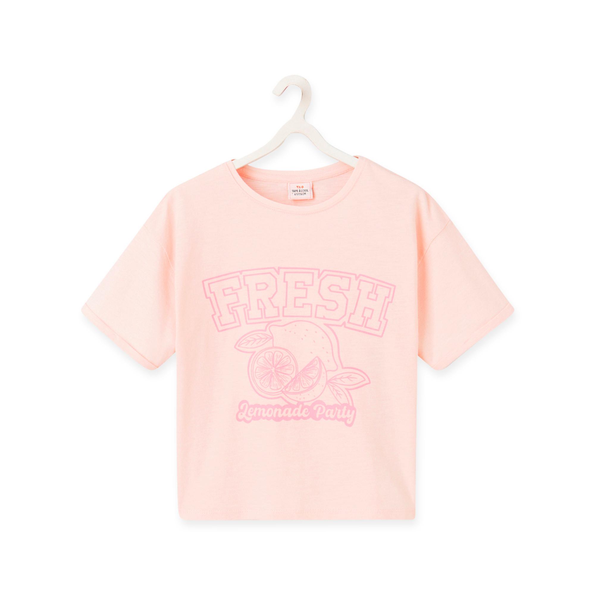 Image of T-shirt, Rundhals, Kurzarm Mädchen Pink 14A