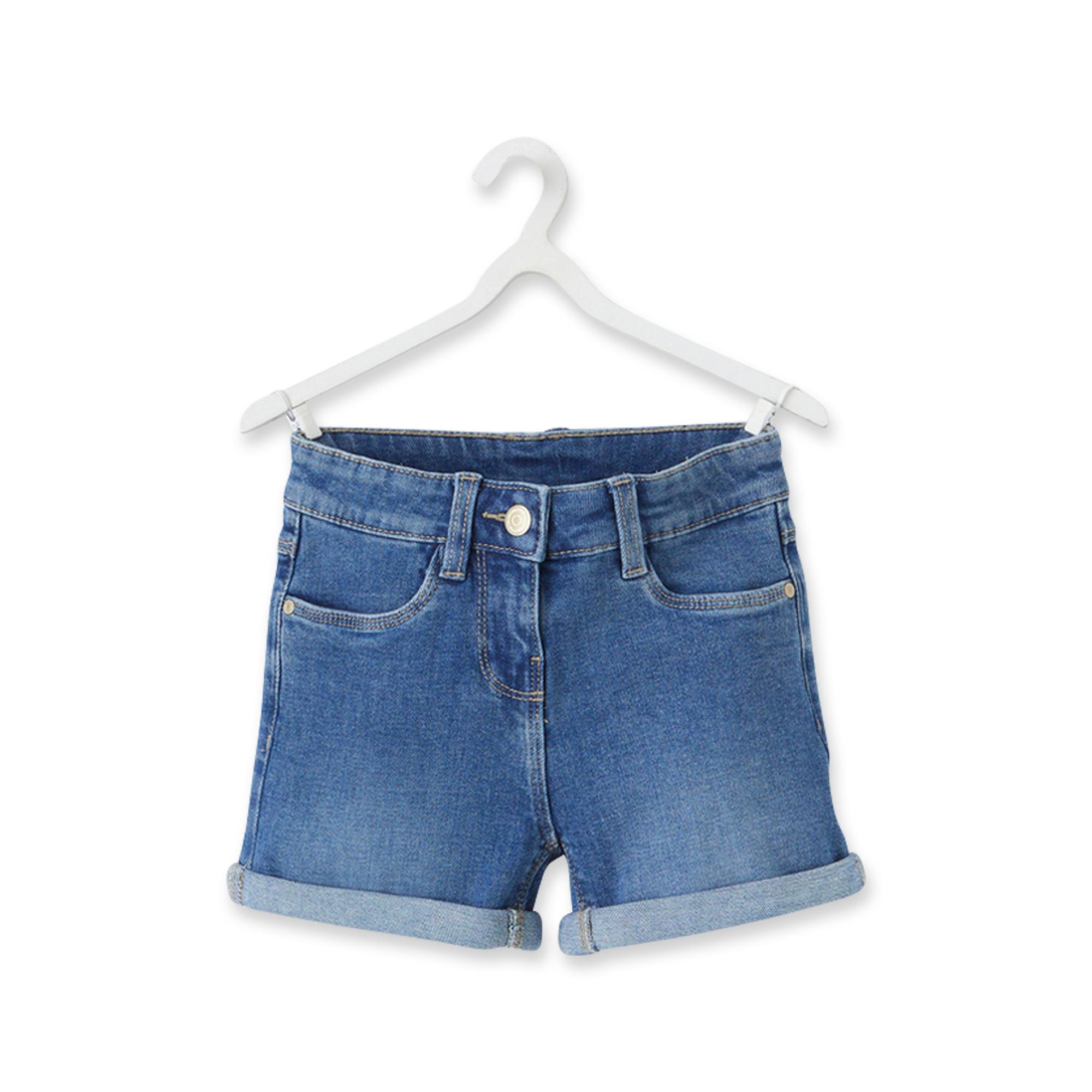 Image of Bermuda Shorts Mädchen Blau Denim 4A