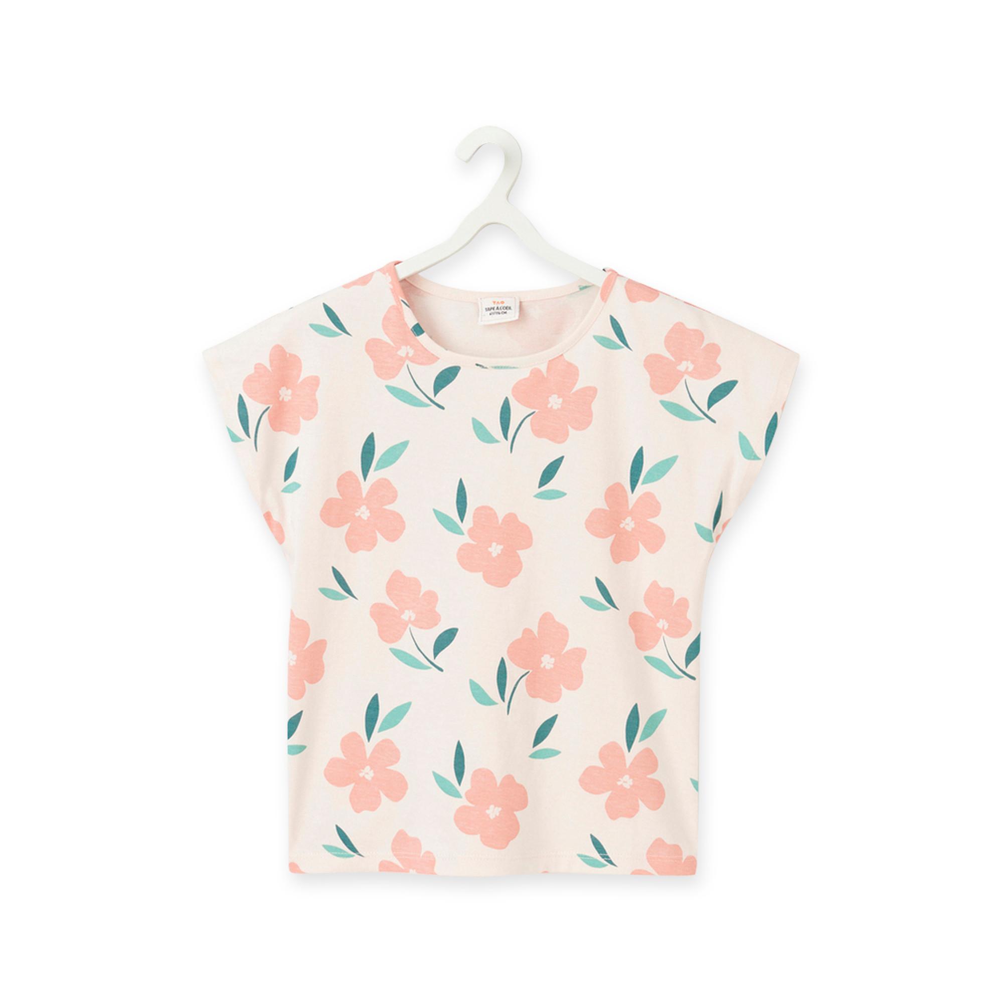Image of T-shirt, Rundhals, Kurzarm Mädchen Rosa 12A