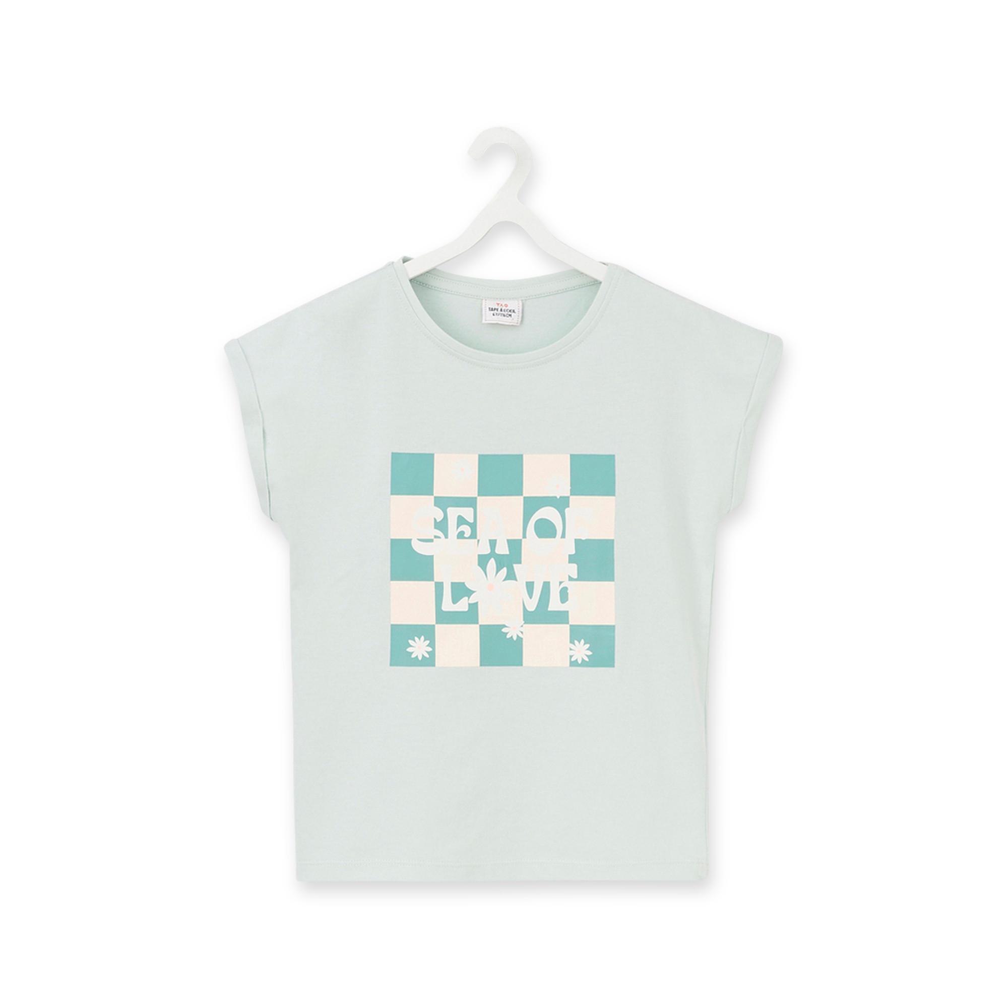 Image of T-shirt, Rundhals, Kurzarm Mädchen Lindengrün 12A