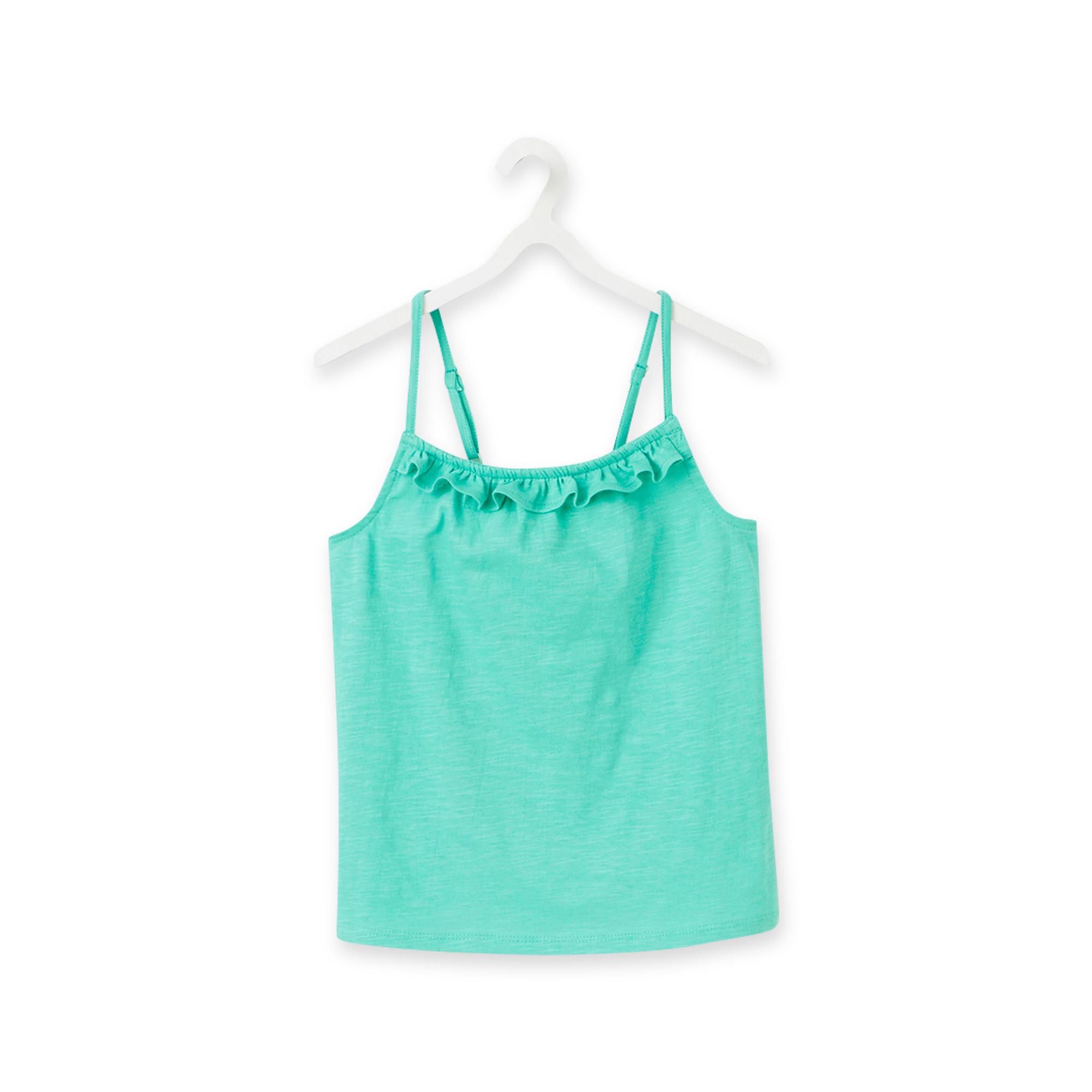 Image of T-shirt, Rundhals, Ärmellos Mädchen Grün 10A