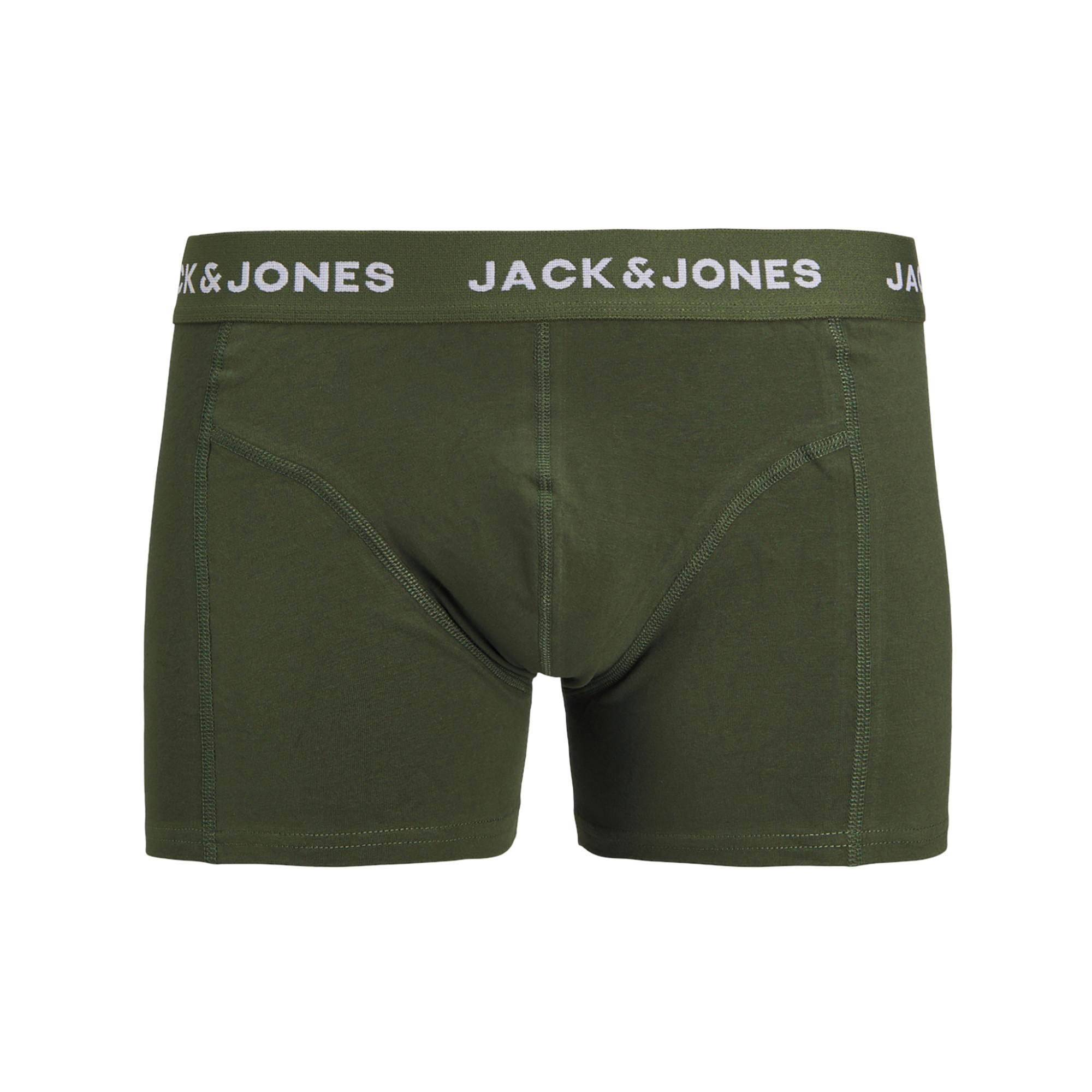 JACK & JONES JACTEO SOLID TRUNKS 3 PACK Culotte, 3-pack 