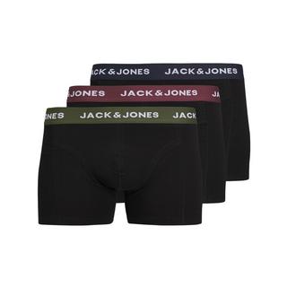 JACK & JONES JACARON SOLID TRUNKS 3 PACK Lot de 3 boxers 