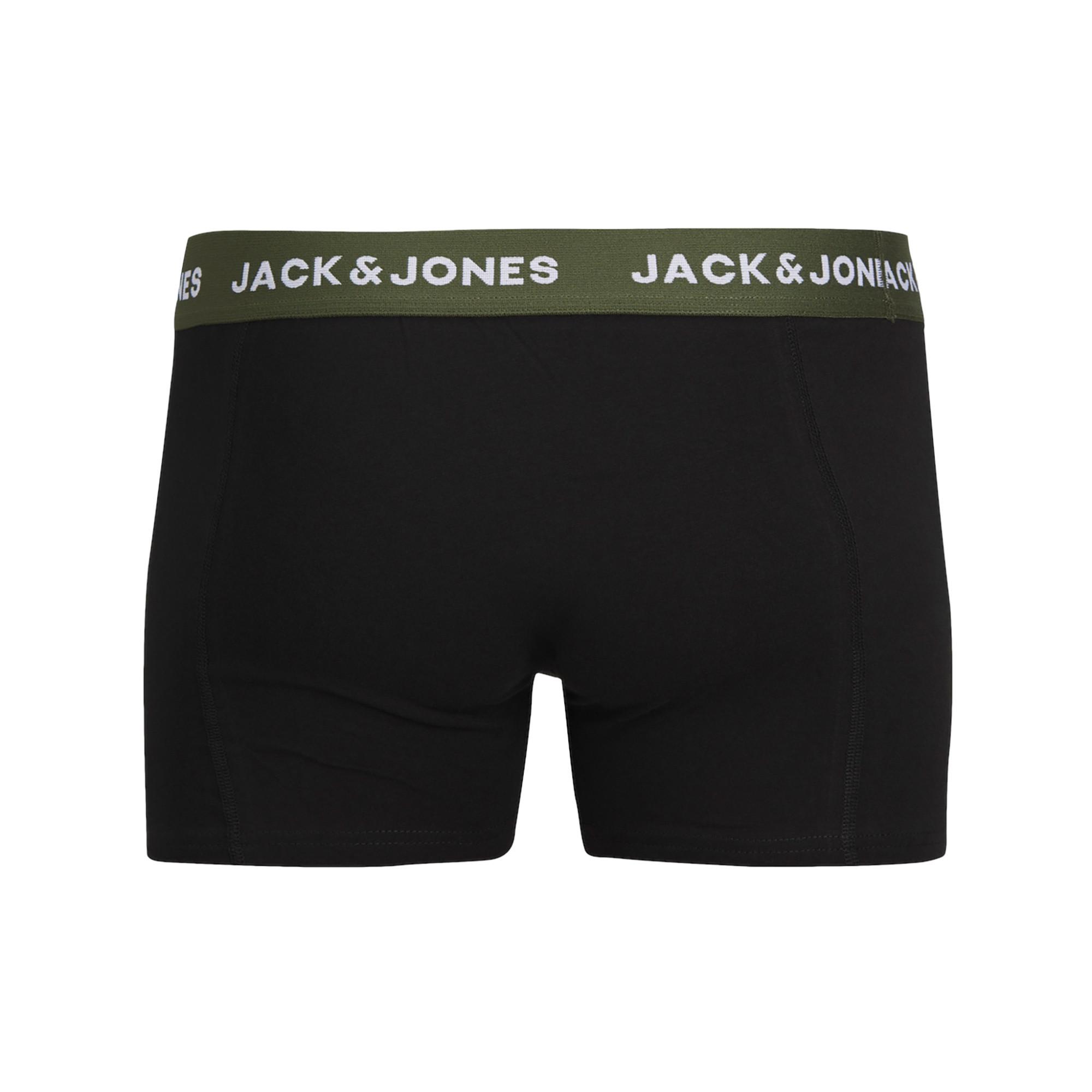 JACK & JONES JACARON SOLID TRUNKS 3 PACK Culotte, 3-pack 