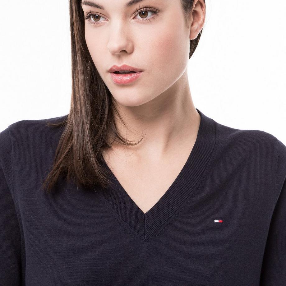 TOMMY HILFIGER Pull Col V  