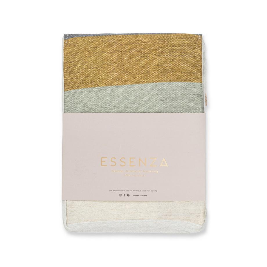 ESSENZA Wedith Color Block Satin Kissenbezug  