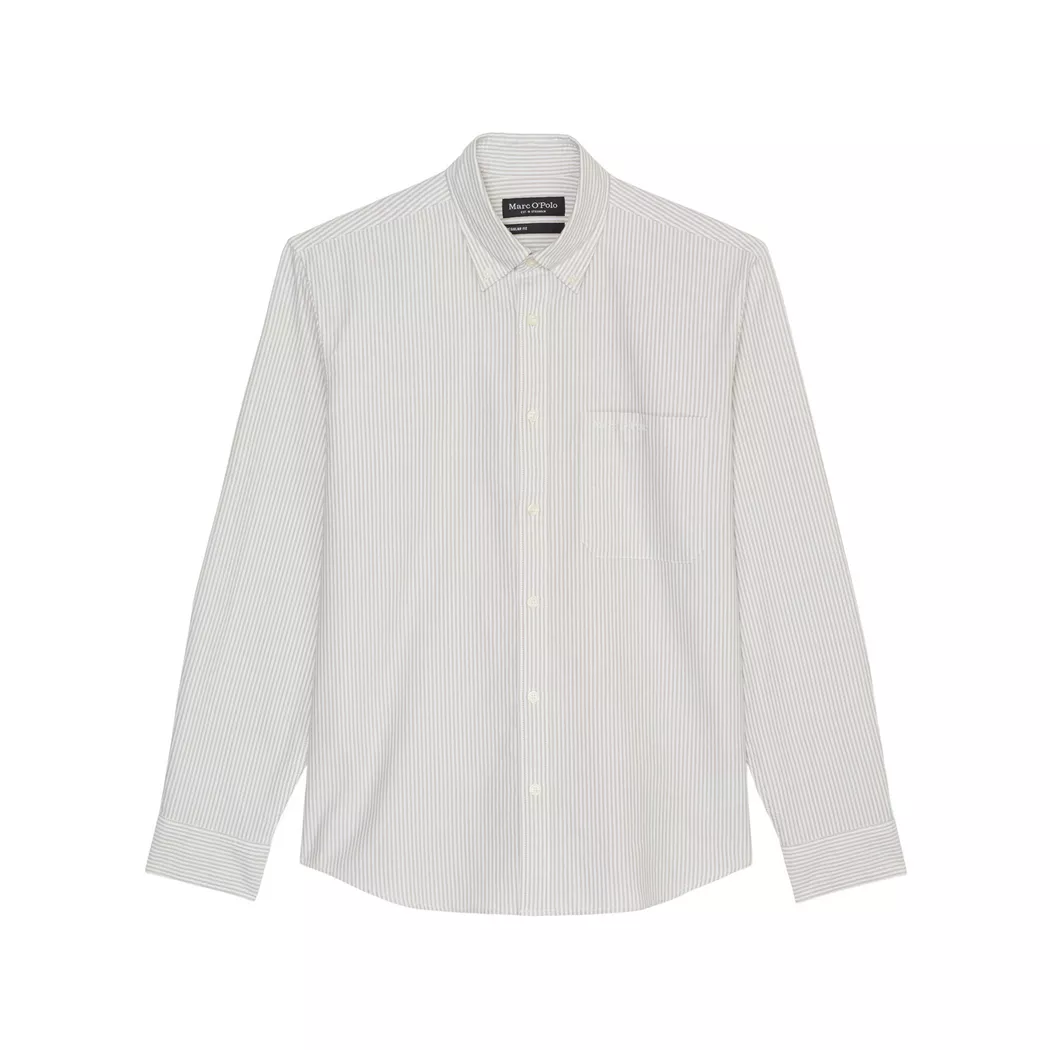 Marc O' Polo - Hemd, langarm, für Herren, Beige, Größe L
