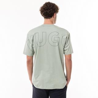 HUGO BLUE Nouveres 10262441 01 T-shirt Coupe Ample avec Logo Imprimé  