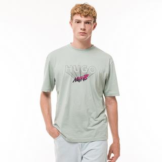 HUGO BLUE Nassome 10262283 01 T-Shirt mit Logo Print  