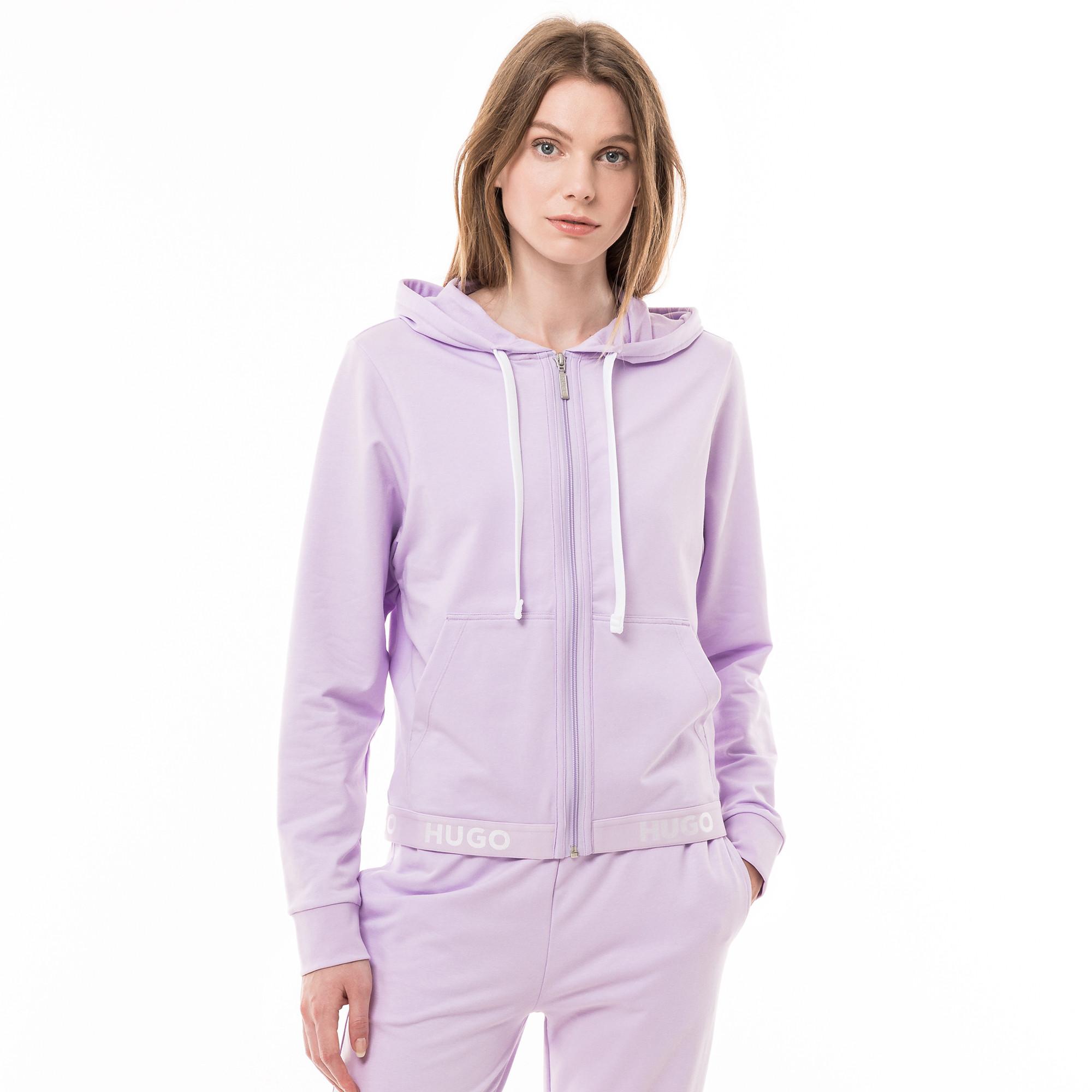 HUGO Sporty Logo Full Zip Hoodie  