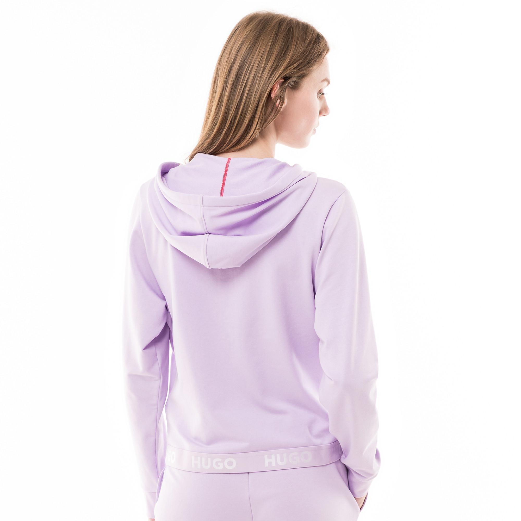 HUGO Sporty Logo Full Zip Hoodie  