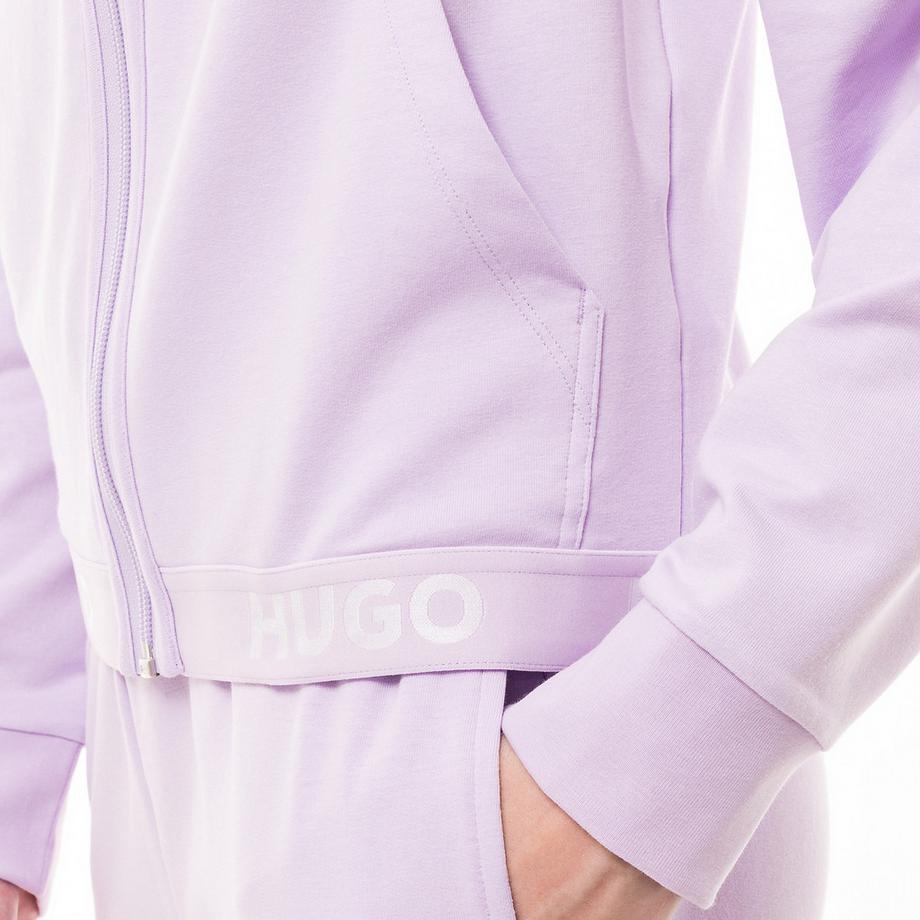 HUGO Sporty Logo Full Zip Hoodie  