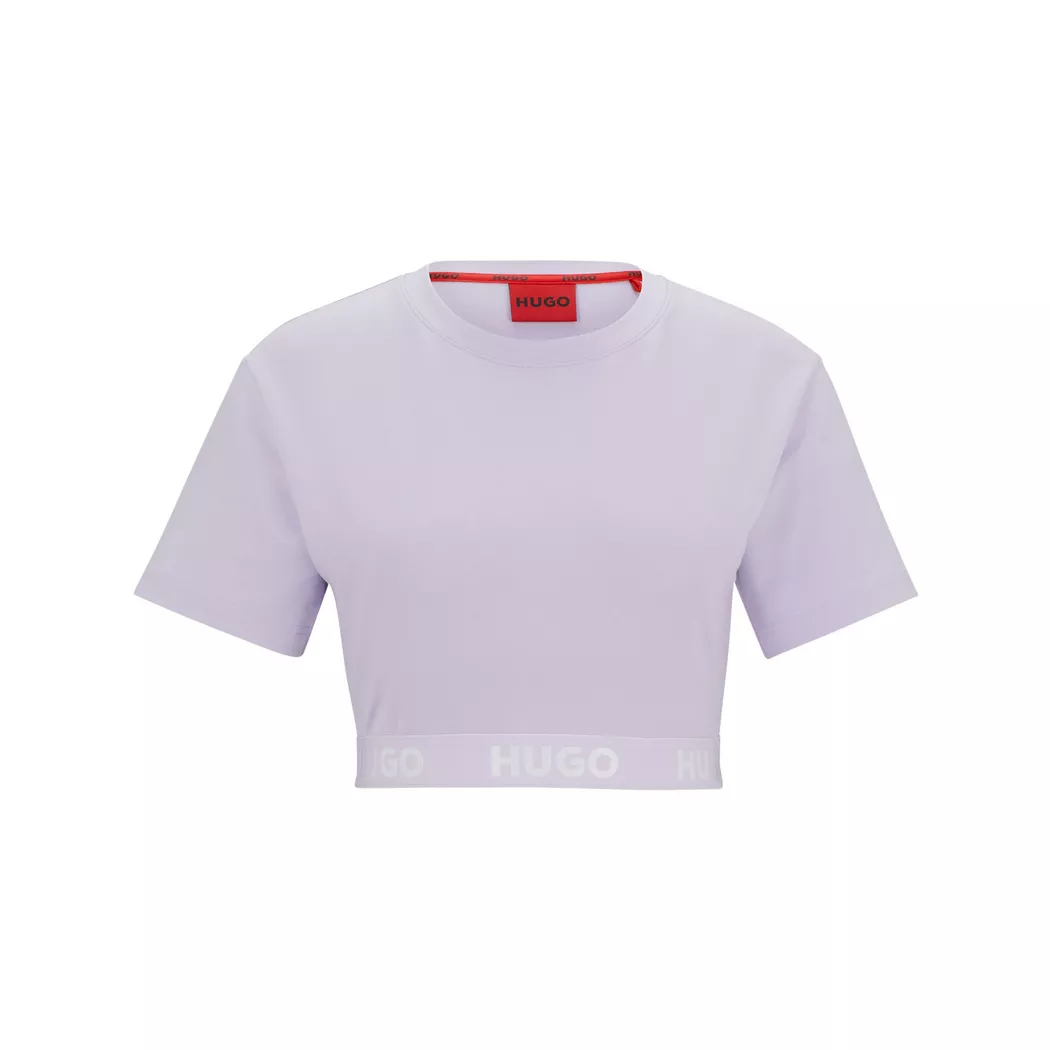 Hugo - T-Shirt, kurzarm, für Damen, Violett, Größe L