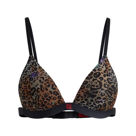 HUGO Reggiseno Triangle Stampa Animalier  