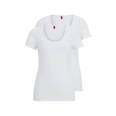 HUGO Twin Col Rond Manches Courtes T-Shirt Lot de 2  