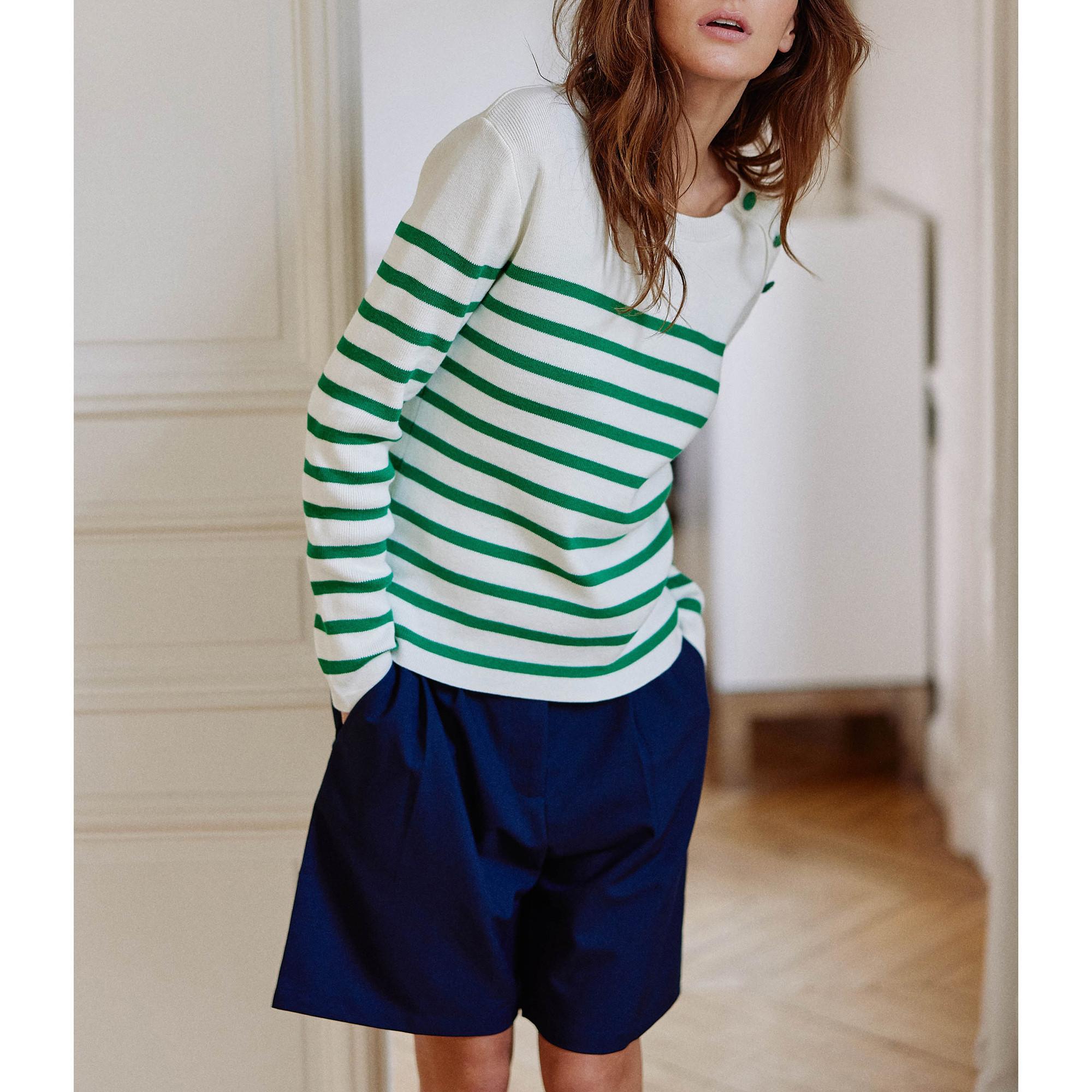 Image of Pullover Damen Weiss Bedruckt L