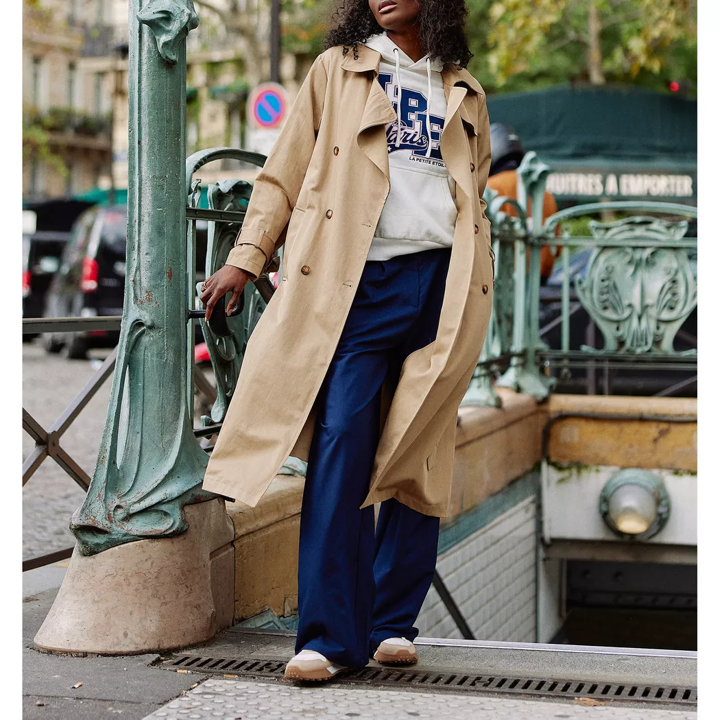 La Petite Etoile - Trenchcoat, für Damen, Beige, Größe M