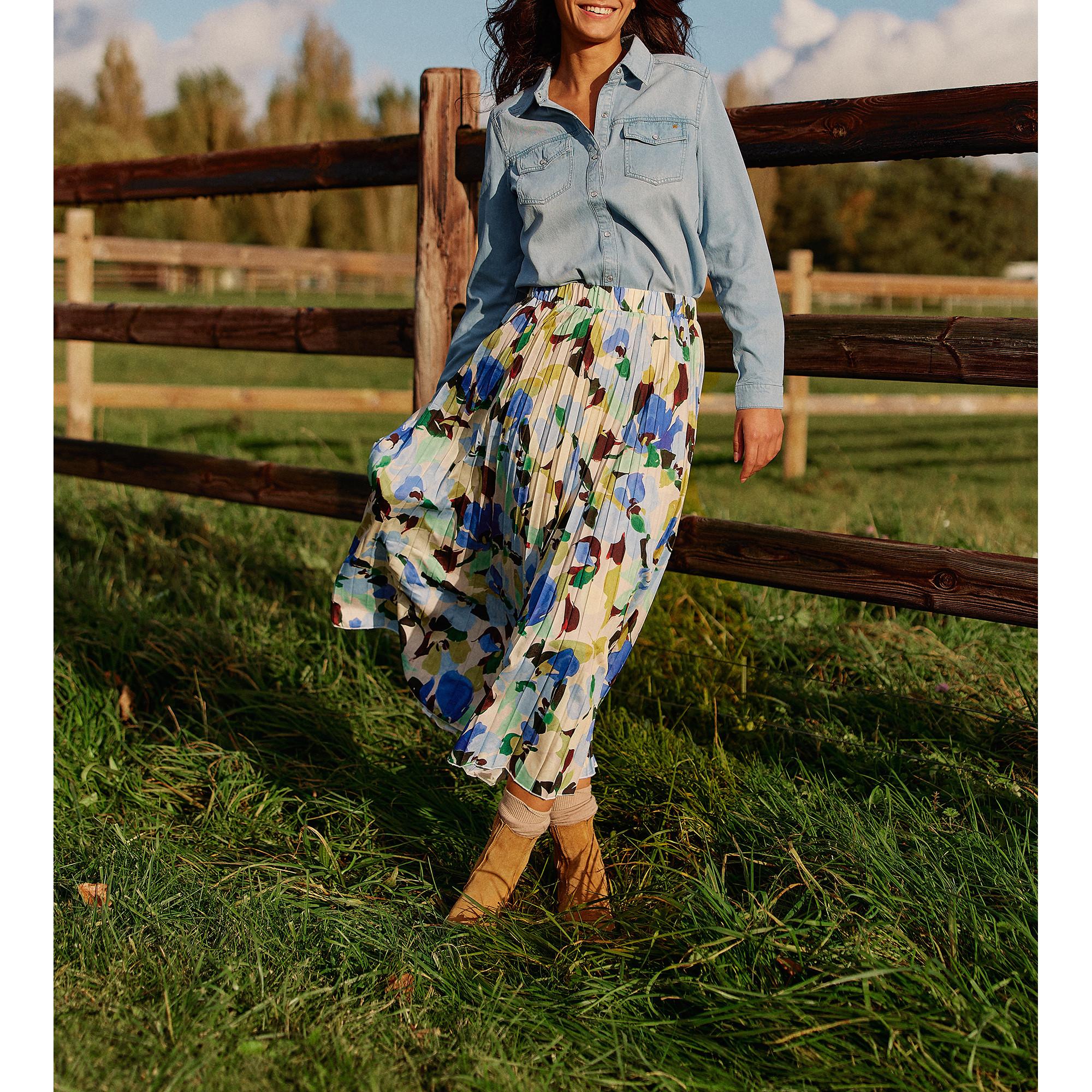 Image of Bluse Damen Grau M