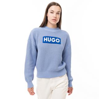 HUGO BLUE Sloger_B Pull Col Rond Coupe Relaxed  