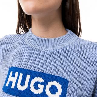HUGO BLUE Sloger_B Pull Col Rond Coupe Relaxed  