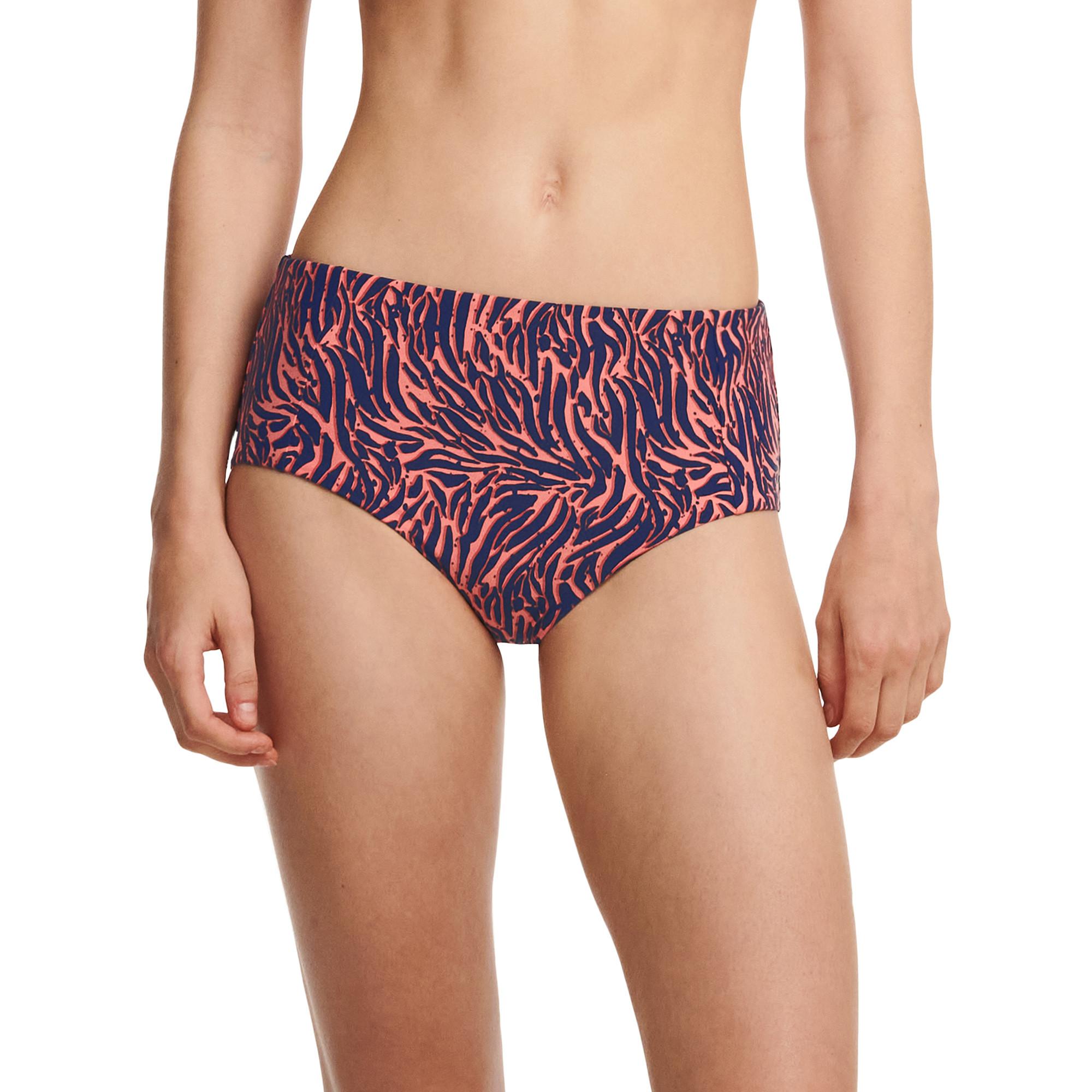 Image of Bikini Unterteil, Slip Damen Zweifarbig 46