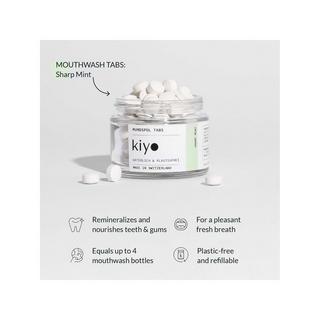 KIYO  Mundspül Tabs "Sharp Mint" 