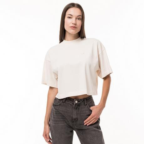 HUGO BLUE Cropped Tee_B T-shirt, manches courtes 