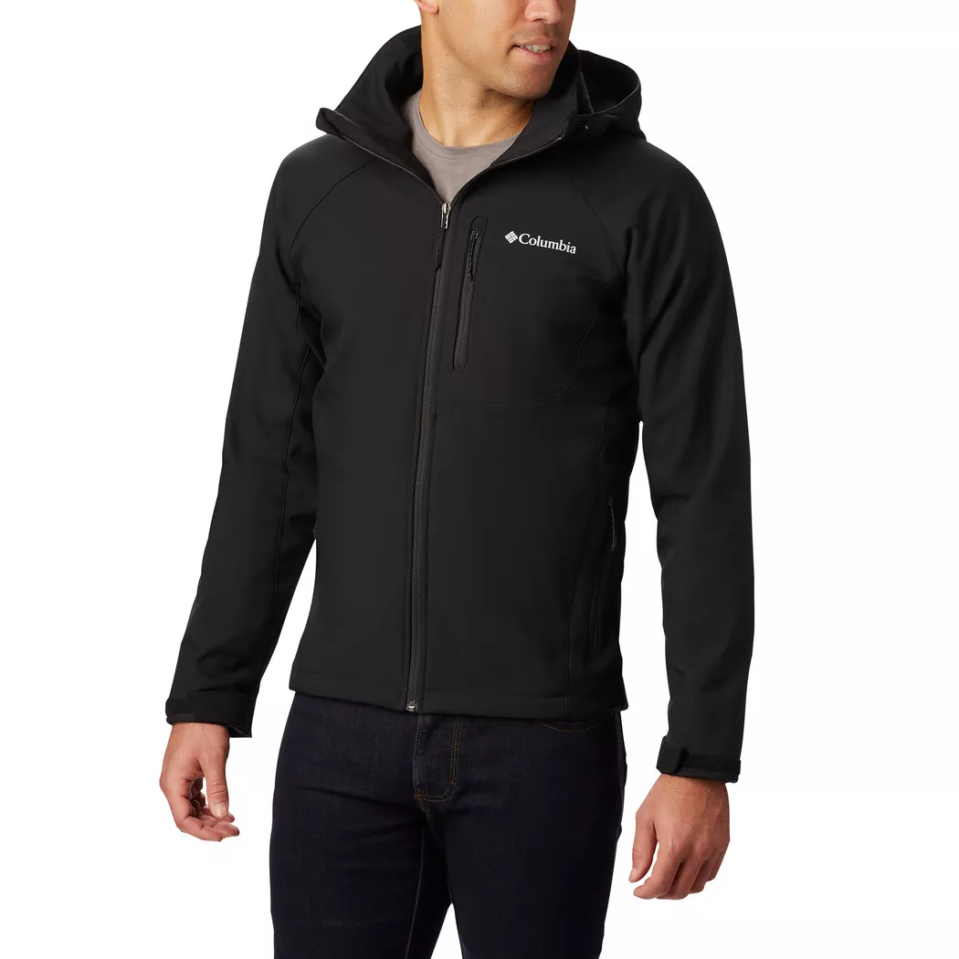 Columbia - Softshell-Jacke mit Kapuze, für Herren, Black, Größe L