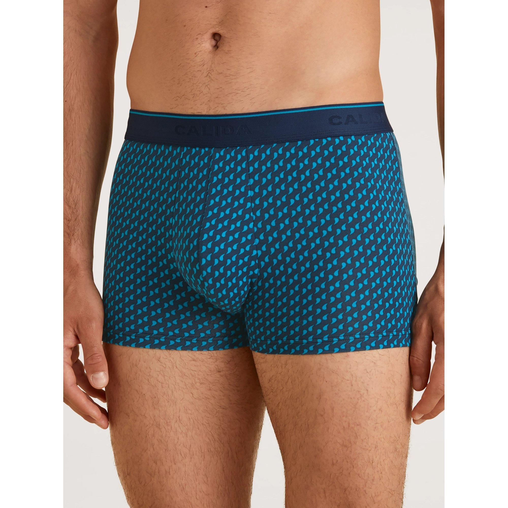 Image of Boxershorts Herren Blau Bunt M