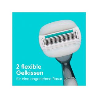 Gillette Venus  ComfortGlide 5 Sensitive, Rasierer Damen + 1 Ersatzklingen 