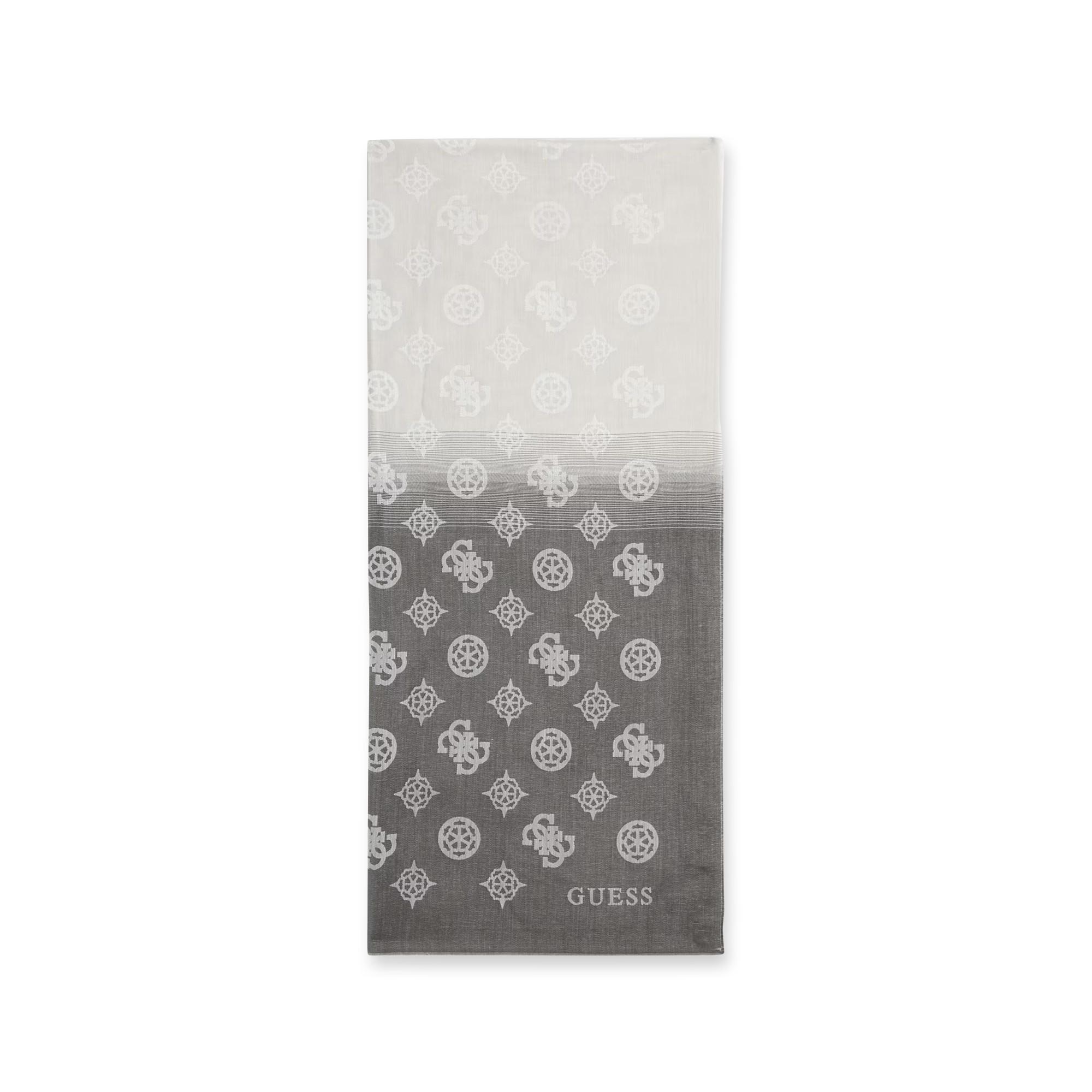 Image of Gemusterter Schal Damen Schwarz ONE SIZE