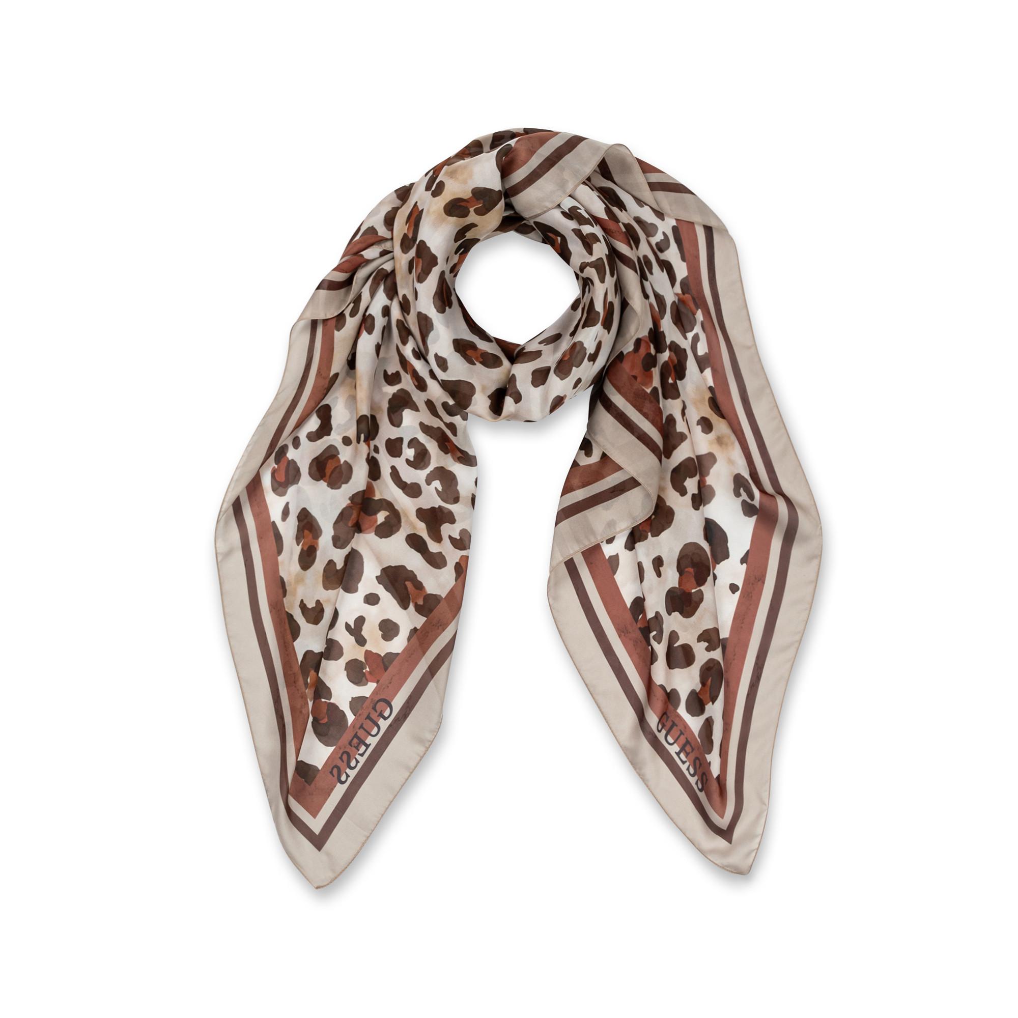 Image of Gemusterter Schal Damen Nature ONE SIZE