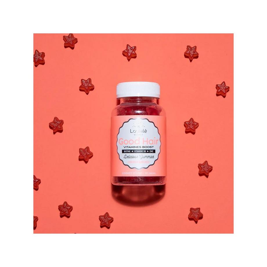 Lashilé Beauty Good Hair Good Hair - Beauté, pousse, fortification des cheveux (gummies) 