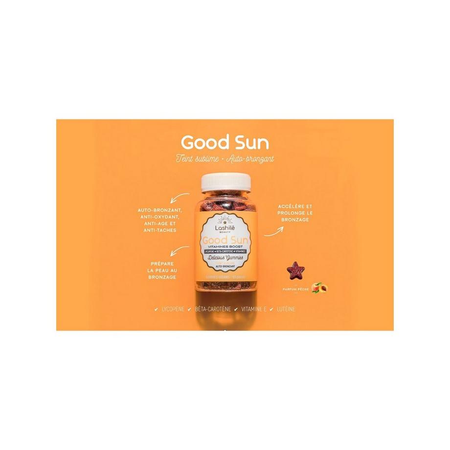Lashilé Beauty  Good Sun - Vitamine Selbstbräuner (gummies) 
