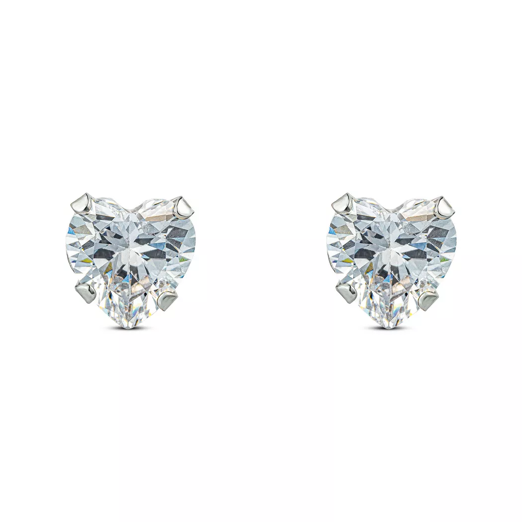 L' Atelier Gold 18 Karat by Manor - Ohrringe, One Size, Weissgold 5