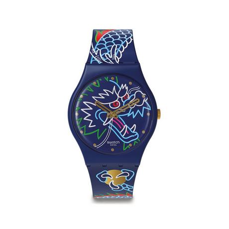swatch DRAGON IN WAVES Orologio analogico 