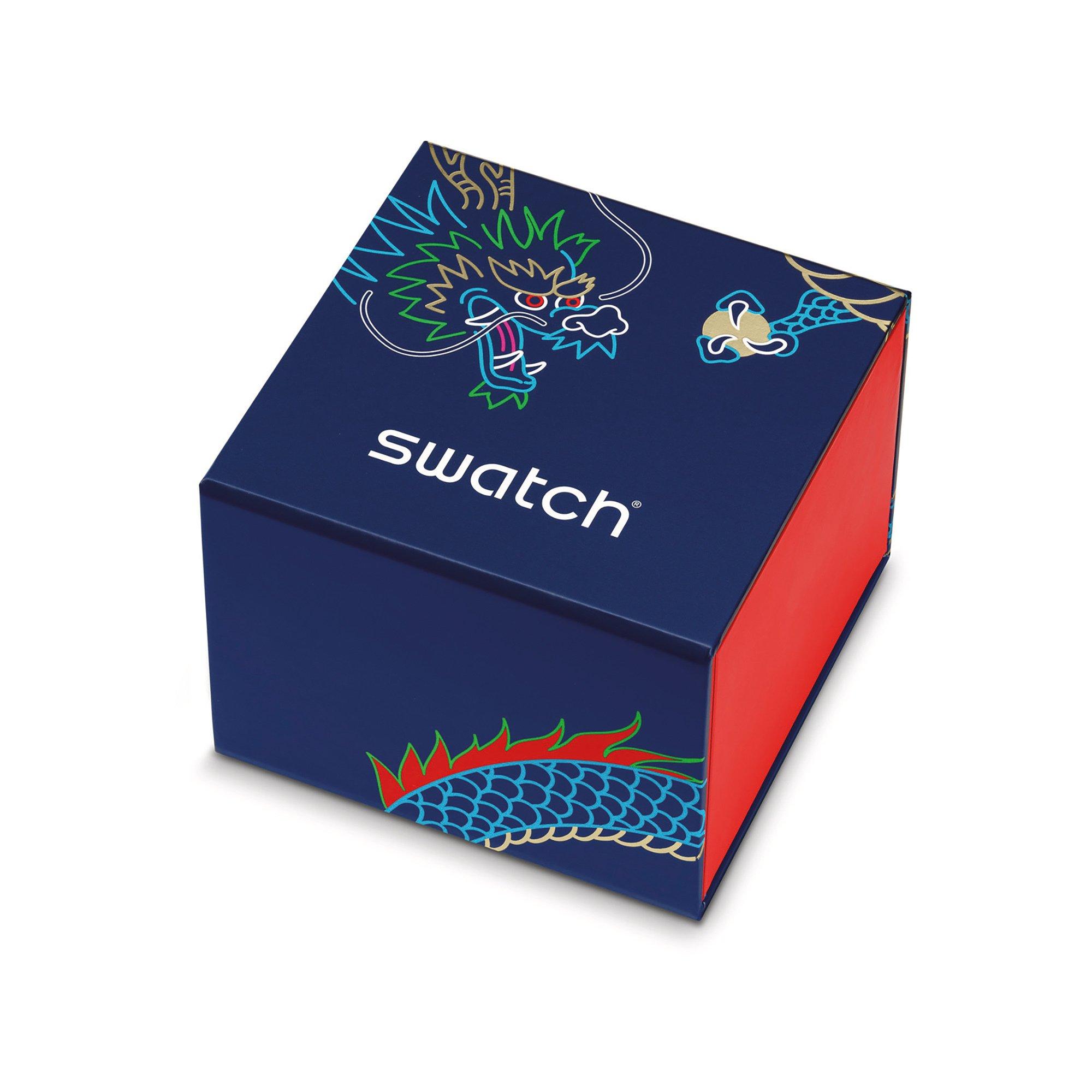 swatch DRAGON IN WAVES Orologio analogico 