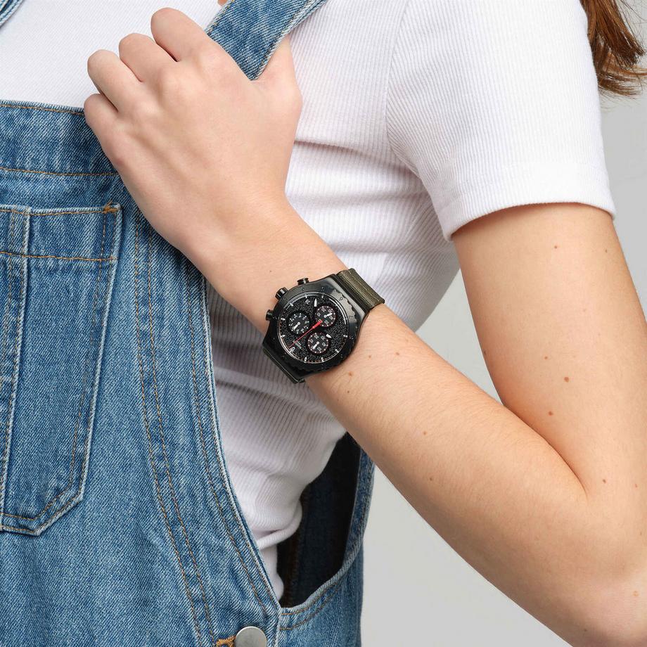 swatch BY THE BONFIRE Chronograph Uhr 