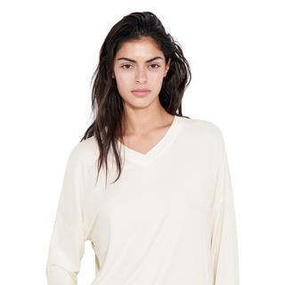 FEMILET V-Ausschnitt Langarm Top  