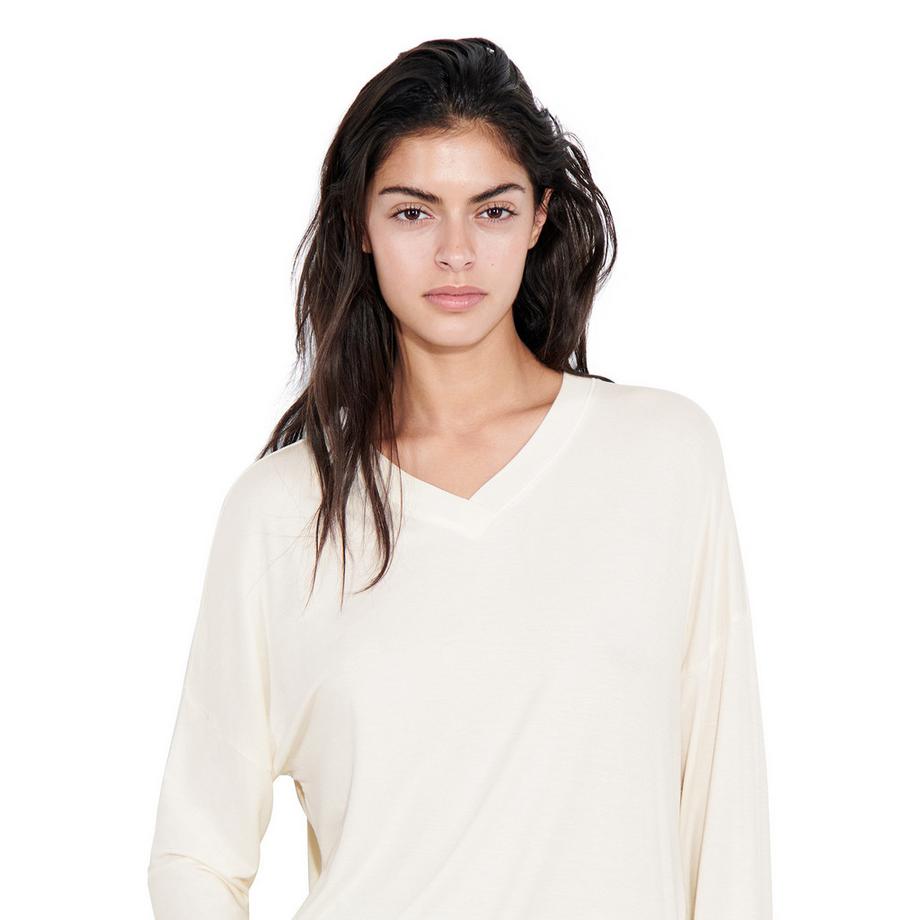 FEMILET Top Col V Manches Longues  