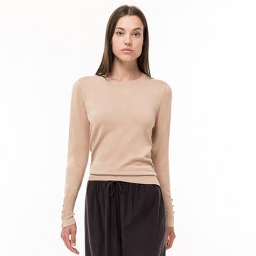 Pull, col rond, manches longues