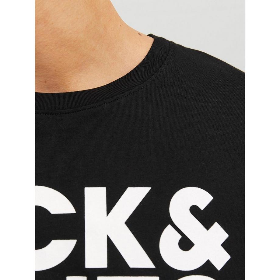 JACK & JONES Logo Tee Maniche Corte Girocollo  