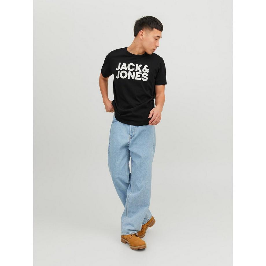 JACK & JONES Logo Tee Maniche Corte Girocollo  
