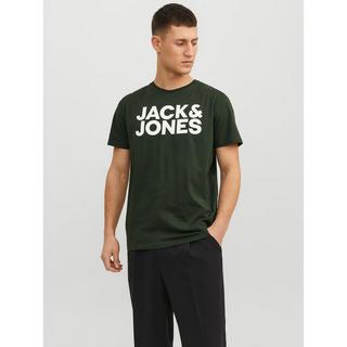 JACK & JONES Logo Tee Kurzarm Rundhals  