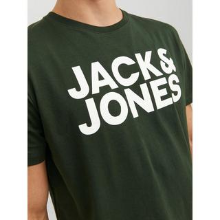 JACK & JONES Logo Tee Kurzarm Rundhals  
