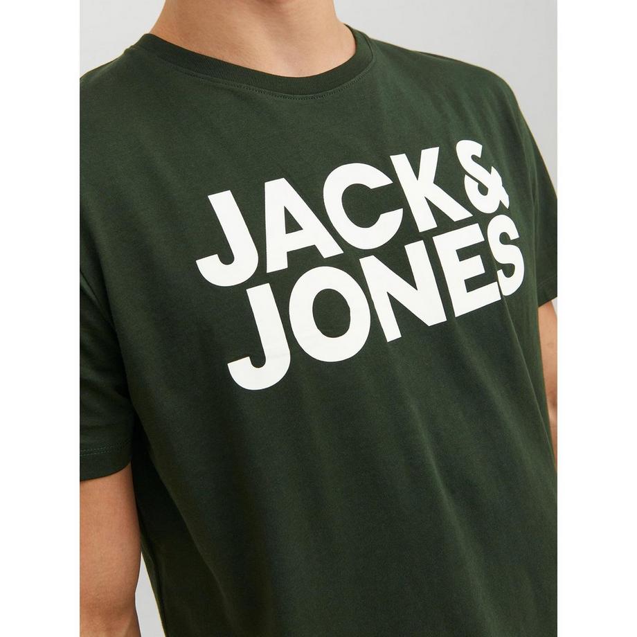 JACK & JONES JJECORP Logo O-Neck T-Shirt Maniche Corte  